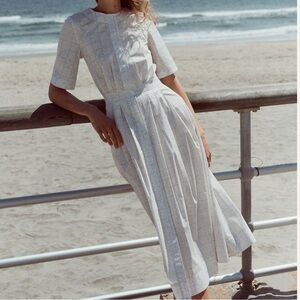 Coco Shop Sloan Dress in Beige Checkerboard Size XS